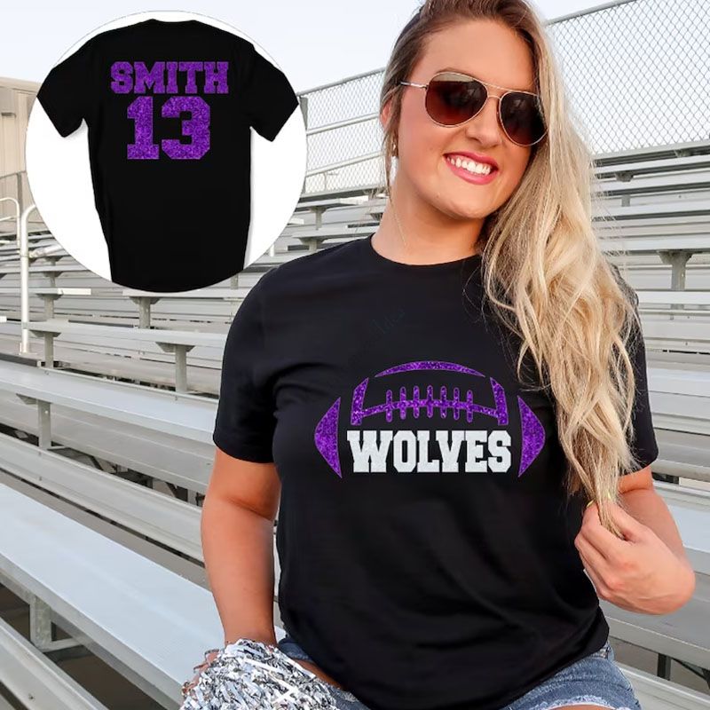 Personalized Football Shirt, Game Day Football T-Shirt