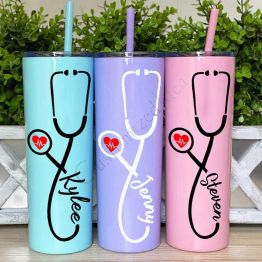 Personalized 20 OZ Tumbler Healthcare workers Gift with 13 colors
