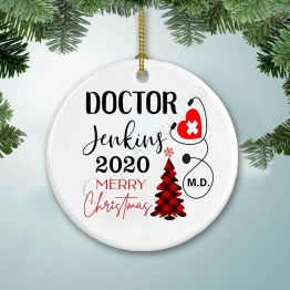 Medical Student Future Doctor Gift Christmas Tree Ornament