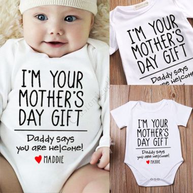 Father's Day Gift Personalized Baby Onesies