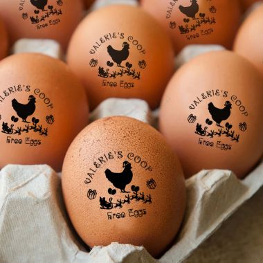 Personalized Egg Stamp Christmas & Halloween Gift for Farmers