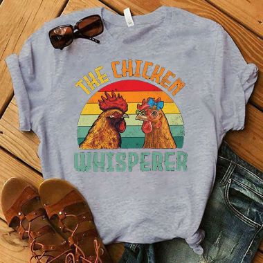 The Chicken Whisperer Vintage T-Shirt, Chickens Lover Gift, Funny Farming TShirt