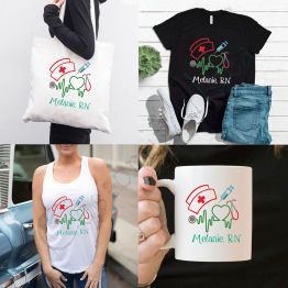 Custom Healthcare Works Gift-T-shirt, Mug, Bag