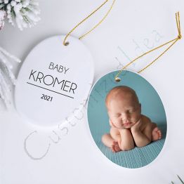 Personalized Baby First Christmas Ornament