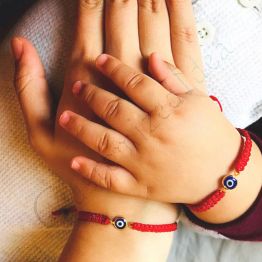 dad+mom+baby Red String Bracelet Evil Eye Protection Bracelet