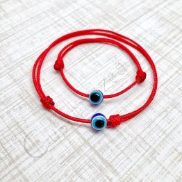 Parent & Baby Evil Eye Red String Adjustable Bracelet 