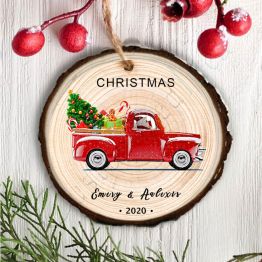 Personalized Wooden Christmas ornament 