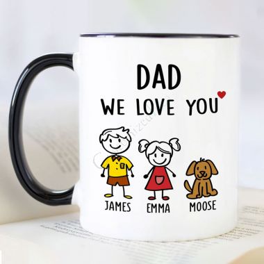 Funny Personalized Stick Gift For Dad Mug Fathers Day Gift