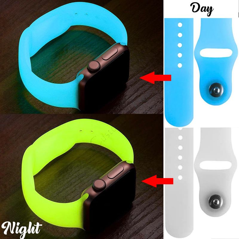 Glow In The Dark Silicone Watch Band for Apple Watch