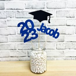 Class of 2023 Graduation Cupcake Toppers Graduation Party Decoration(4 pack)