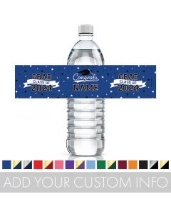 Graduation Water Bottle Labels Personalized Graduation Party Decorations