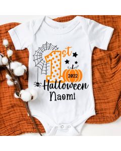 My First Halloween Baby Gown Baby Pumpkin Outfit