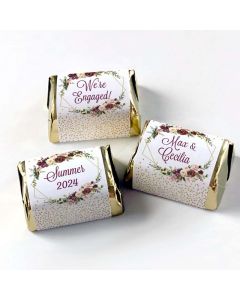 Wedding Chocolate Labels | Custom Printed Nugget Style Chocolate Labels - Wedding Favors